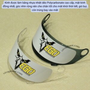 Kính Thay Thế Nón Bảo Hiểm EGO E7