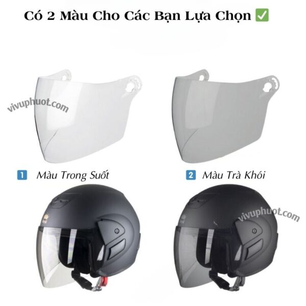 Kính Thay Thế Mũ Bảo Hiểm Royal M01