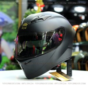 Mũ Fullface Royal M266 - Đen Nhám