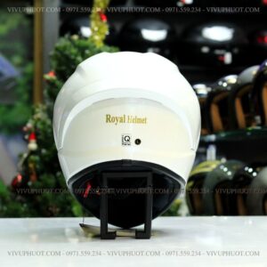 Mũ Fullface Royal M266 - Trắng Bóng