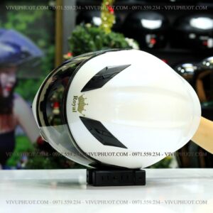 Mũ Fullface Royal M266 - Trắng Bóng