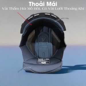 Bộ Lót Thay Thế Mũ Bảo Hiểm 2 Kính Royal M266