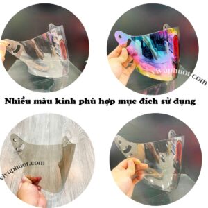 Kính Thay Thế Mũ Bảo Hiểm Napoli 039