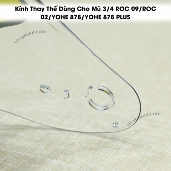 Kính Thay thế Mũ Bảo Hiểm ROC 02, ROC 09, Yohe 878, Yohe 878Plus