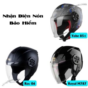 Kính Yohe 851 Chính Hãng Lắp Vừa Cho Nón Royal 787, Roc 06
