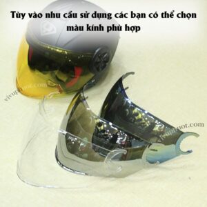 Kính Yohe 851 Chính Hãng Lắp Vừa Cho Nón Royal 787, Roc 06