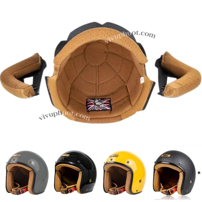 lot-thay-the-mu-bao-hiem-bulldog-4u-1 Bộ Lót Thay Thế Mũ Bảo Hiểm Bulldog 4U