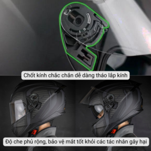 Kính Thay Thế Mũ Bảo Hiểm Yohe 967