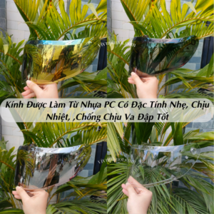 Kính Thay Thế Nón Bảo Hiểm Yohe 977- 978 - 981 Lắp Được ROC 01