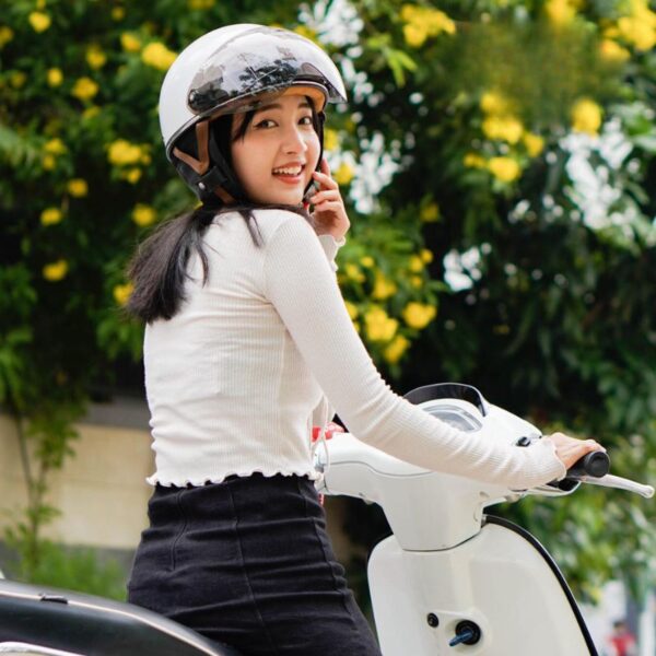 Kính Bubble VVP Ngắn Gắn Cho Nón 3/4 Và nón 1/2