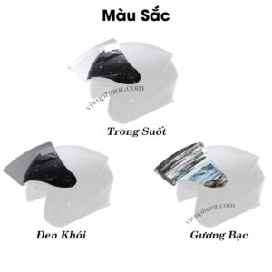 Kính Thay Thế Mũ Bảo Hiểm Yohe 878