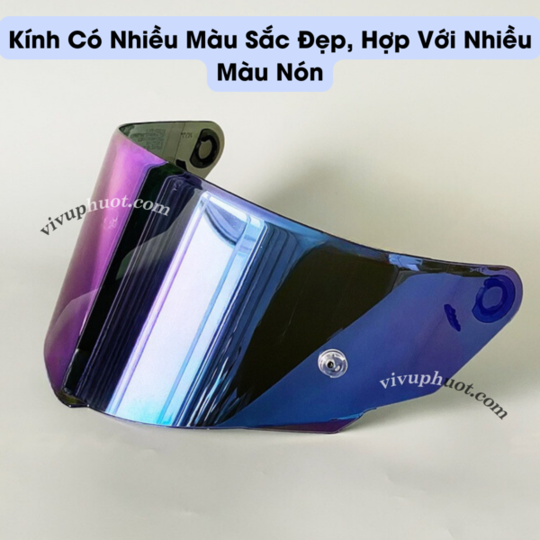 Kính Thay Thế Mũ Bảo Hiểm KYT TT-Course Chính Hãng