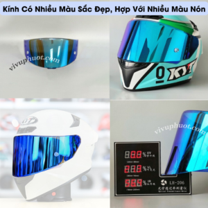 Kính Thay Thế Mũ Bảo Hiểm KYT TT-Course Chính Hãng