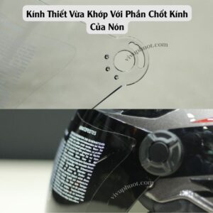 Kính Thay Thế Mũ Bảo Hiểm KYT 1/2 Tiger