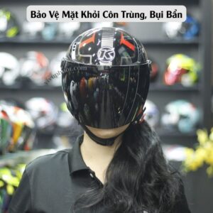 Kính Thay Thế Mũ Bảo Hiểm KYT 1/2 Tiger