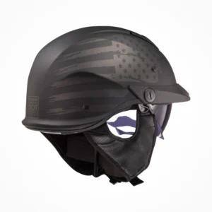 Mũ Nửa Đầu LS2 OF590 Rebellion - 1812 Matt Black