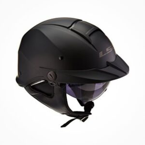 Mũ Nửa Đầu LS2 OF590 Rebellion - Solid Matt Black