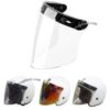 Kính Flat Gắn Mũ Bảo Hiểm 3/4, Fullface