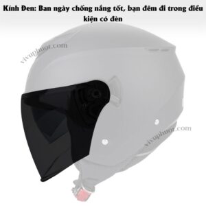 Kính Roc 07 Lắp Vừa Cho Mũ Royal M789 và Yohe 852