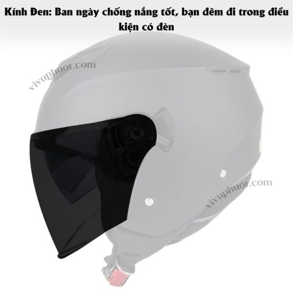 Kính Roc 07 Lắp Vừa Cho Mũ Royal M789 và Yohe 852