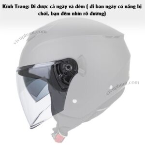 Kính Roc 07 Lắp Vừa Cho Mũ Royal M789 và Yohe 852