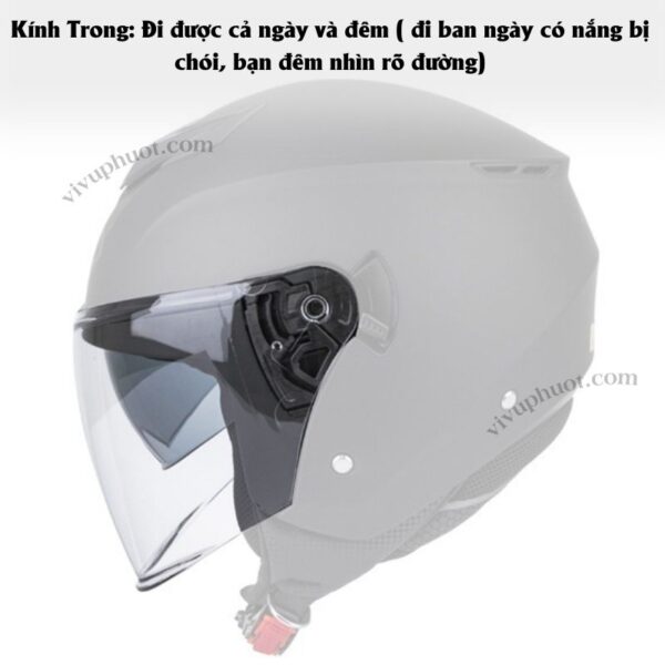 Kính Roc 07 Lắp Vừa Cho Mũ Royal M789 và Yohe 852