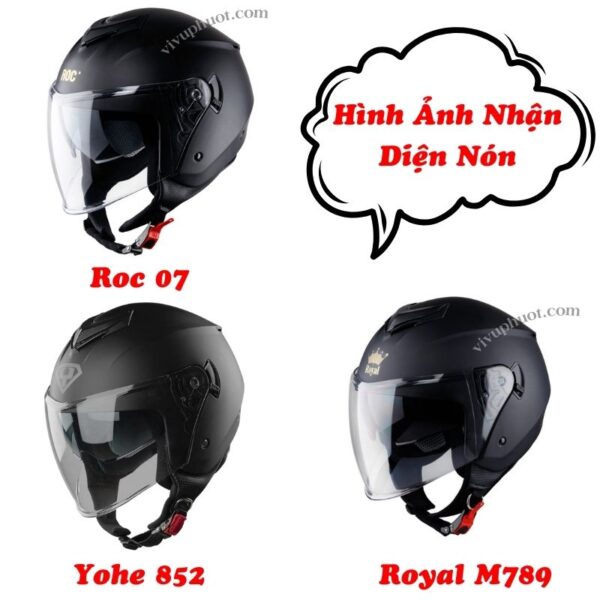 Kính Roc 07 Lắp Vừa Cho Mũ Royal M789 và Yohe 852
