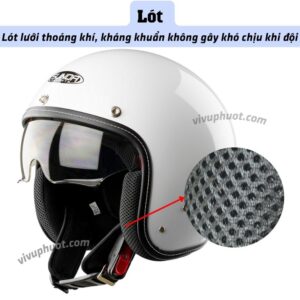 Bộ Lót Thay Thế Mũ Bảo Hiểm Sunda 388