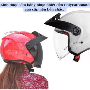 Kính Thay Thế Mũ Bảo Hiểm 3/4 Ego E2