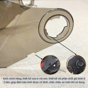 Kính Thay Thế Mũ Bảo Hiểm EGO E41