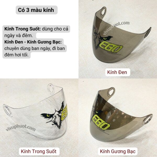 Kính Thay Thế Mũ Bảo Hiểm EGO E41