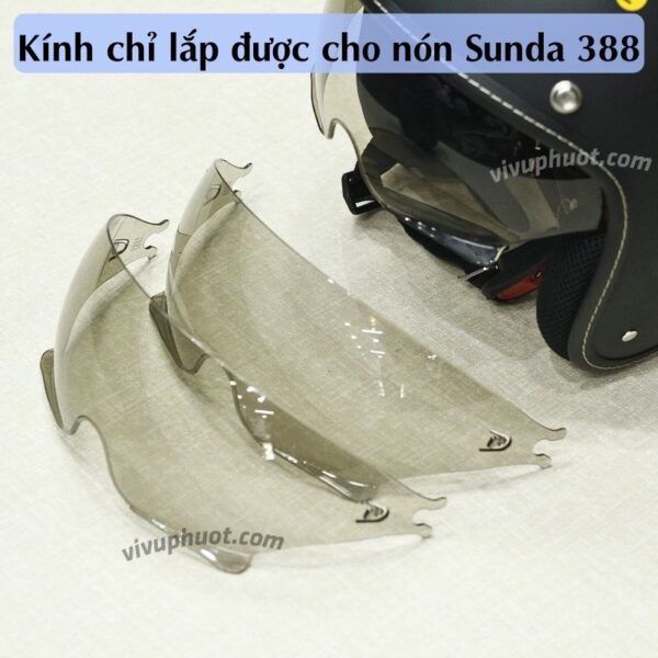 Kính Thay Thế Mũ Bảo Hiểm Sunda 388