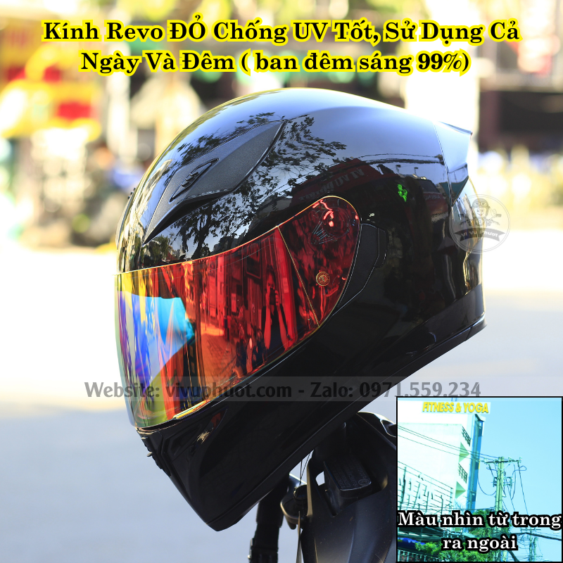 Kính rời thay thế mũ bảo hiểm Royal M179, M137, M138, Roc 03, Roc 04, Roc 05