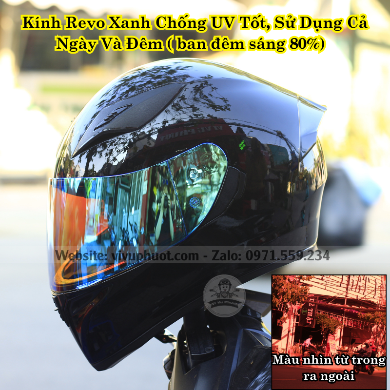 Kính rời thay thế mũ bảo hiểm Royal M179, M137, M138, Roc 03, Roc 04, Roc 05