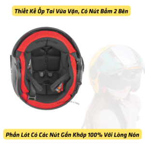 Bộ Lót Thay Thế Nón Bảo Hiểm 3/4 Ego E5