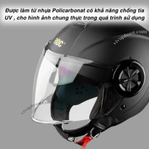 Kính Thay Thế Roc 06 Lắp Vừa Nón Royal M787,Yohe 851