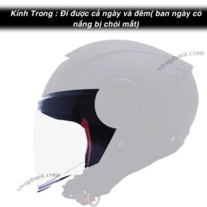 Kính Thay Thế Roc 06 Lắp Vừa Nón Royal M787,Yohe 851