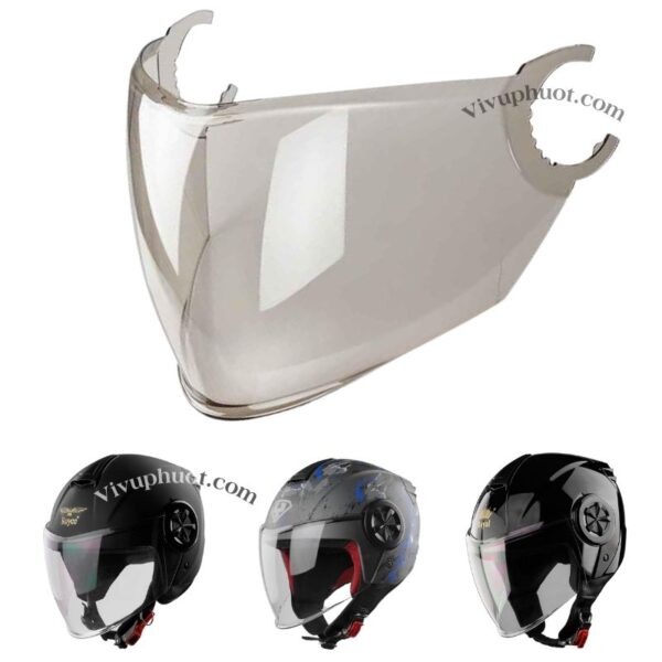 Kính Thay Thế Roc 06 Lắp Vừa Nón Royal M787,Yohe 851