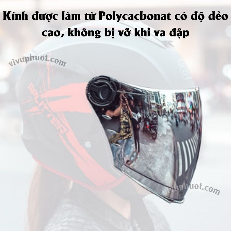 Kính Rời Thay Thế Mũ Bảo Hiểm Royal M268, Royal XH01, Ego E3