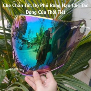 Kính Rời Thay Thế Mũ Bảo Hiểm Royal M268, Royal XH01, Ego E3