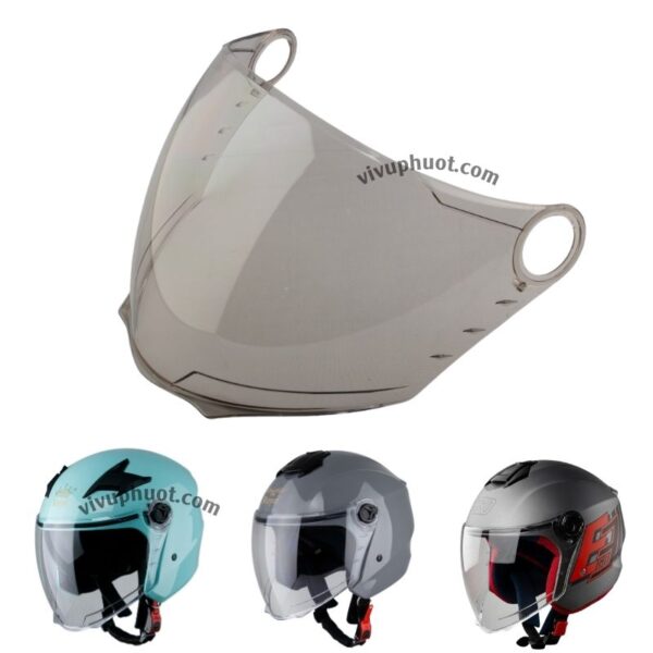 Kính Rời Thay Thế Mũ Bảo Hiểm Royal M268, Royal XH01, Ego E3