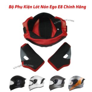 Bộ Lót Thay Thế Mũ bảo hiểm Fullface EGO E8 SV Plus