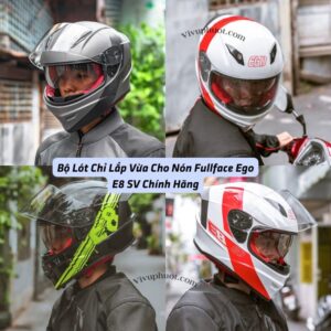 Bộ Lót Thay Thế Mũ bảo hiểm Fullface EGO E8 SV Plus