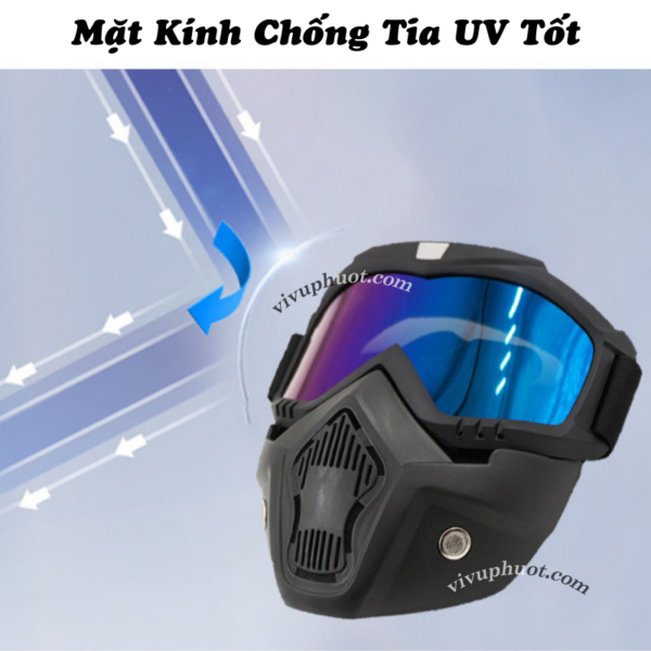 Mặt Nạ Beon Dùng Cho Mũ 3/4, 1/2 và Fullface