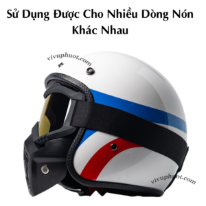 Mặt Nạ Beon Dùng Cho Mũ 3/4, 1/2 và Fullface