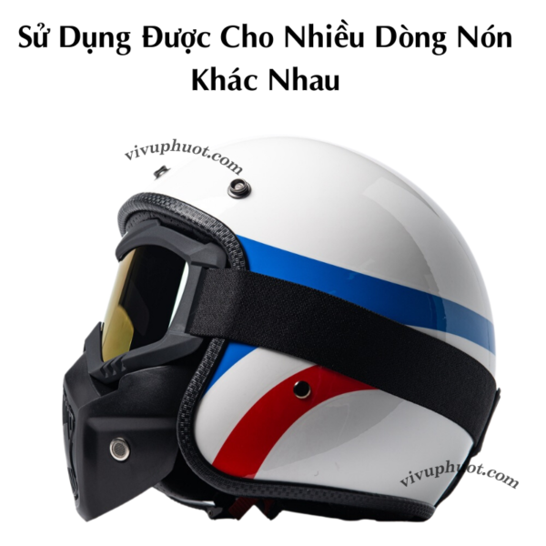 Mặt Nạ Beon Dùng Cho Mũ 3/4, 1/2 và Fullface