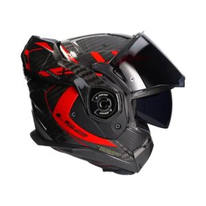 Mũ Bảo Hiểm Fullface Lật Hàm 180 Độ LS2 Advant X Carbon - Future Red