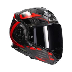 Mũ Bảo Hiểm Fullface Lật Hàm 180 Độ LS2 Advant X Carbon - Future Red