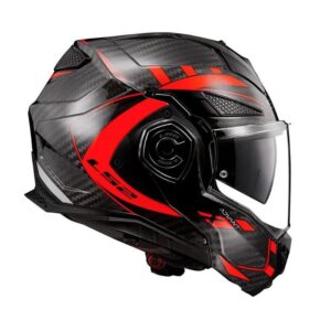 Mũ Bảo Hiểm Fullface Lật Hàm 180 Độ LS2 Advant X Carbon - Future Red