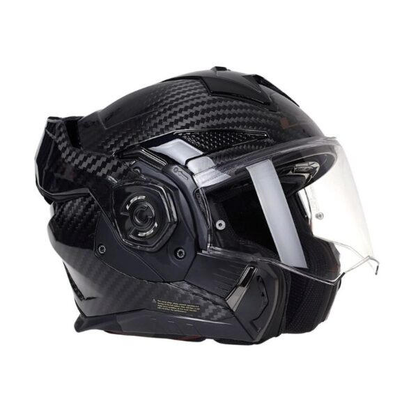 Mũ Bảo Hiểm Fullface Lật Hàm 180 Độ LS2 Advant X Carbon - Solid Carbon